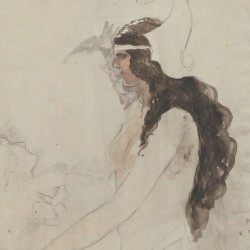 Amrita-Shergil-Pencil-and-watercolour-on-paper-13.5-x-9.5-ins-1930